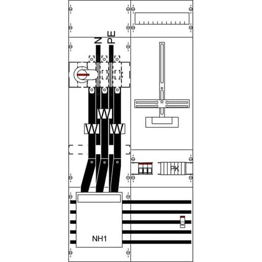 Striebel&John - Zählerfeld Mess- u. Wandlerfeld KA4276 kpl. BH3