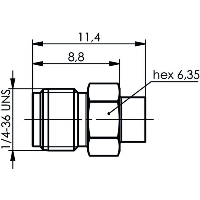 Telegärtner - Koax-Steckverbinder SMA-Kabelbuchse 50Ohm AU 100024730 G10 (UT-141) − 5 Stück