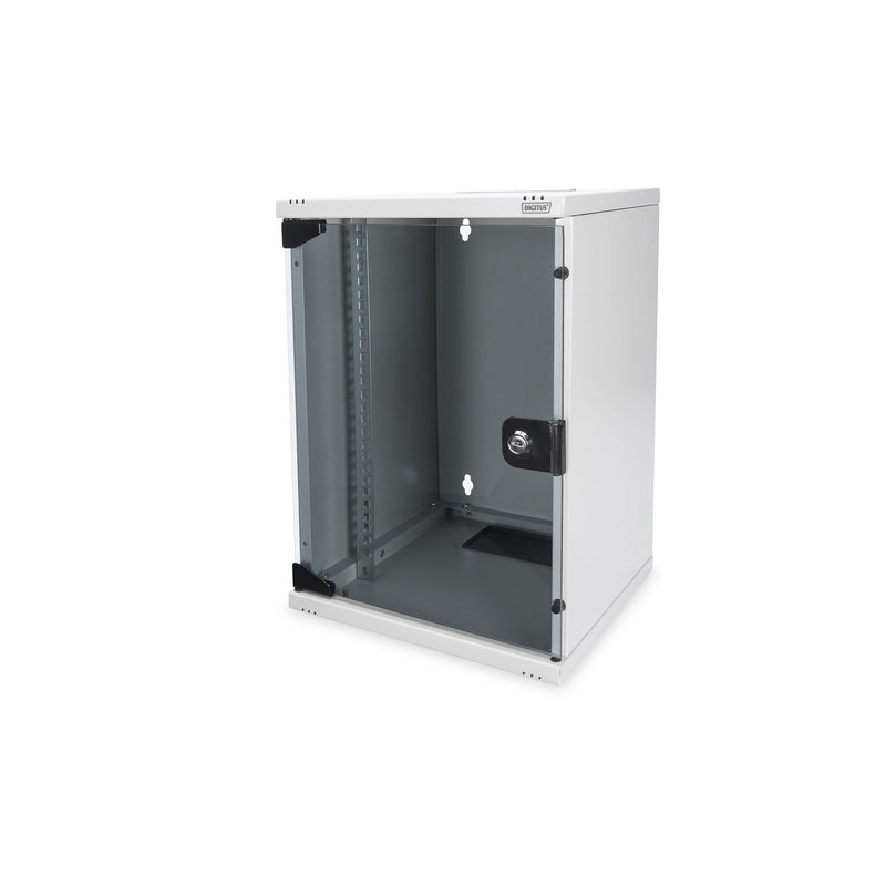 DIGITUS - Netzwerk-/Serverschrank Wandschrank-Set DN-10-SET-2 incl. Panel+Switch