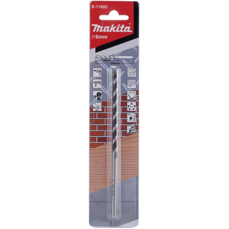 Makita - Bohrer TCT Multibohrer 6x150mm E-11003 6x150mm