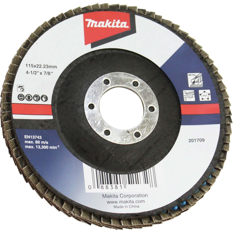 Makita - Trenn-/Schleifscheibe Fächerschleifscheibe D-63454 115mm A80