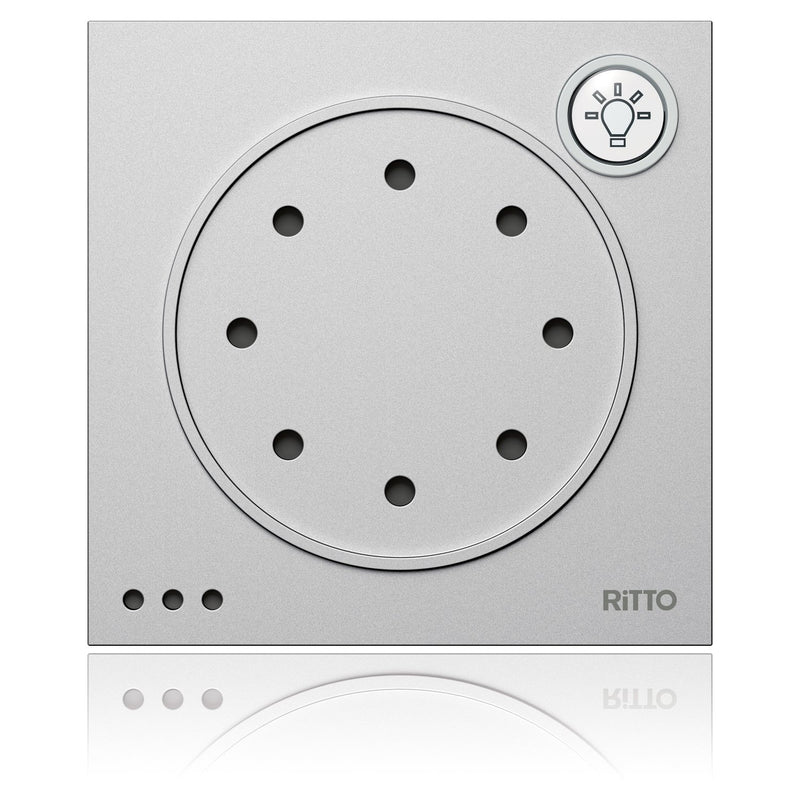Ritto - Türstation für Türkommunikation Portier Türsprechmodul si 1876020 m.Lichta.95x95x33mm