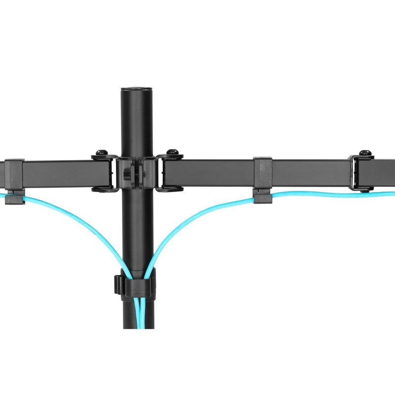 DIGITUS - Halterung für Audio-/Videosysteme Dual Monitorhalter DA-90400 2x 8 kg, sw
