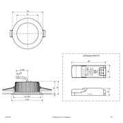 EVN Lichttechnik - Downlight/Strahler/Flutlicht LED-Downlight L44N100125