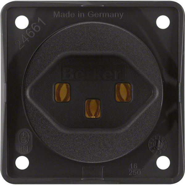 Berker - Steckdose sw/matt 962592503 Schweiz Typ23