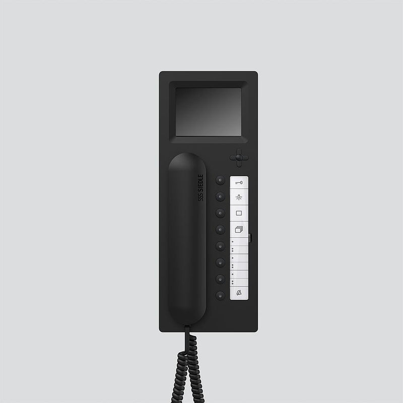 Siedle&Söhne - Innenstation für Türkommunikation Haustelefon AHT 870-0 S Access, schwarz