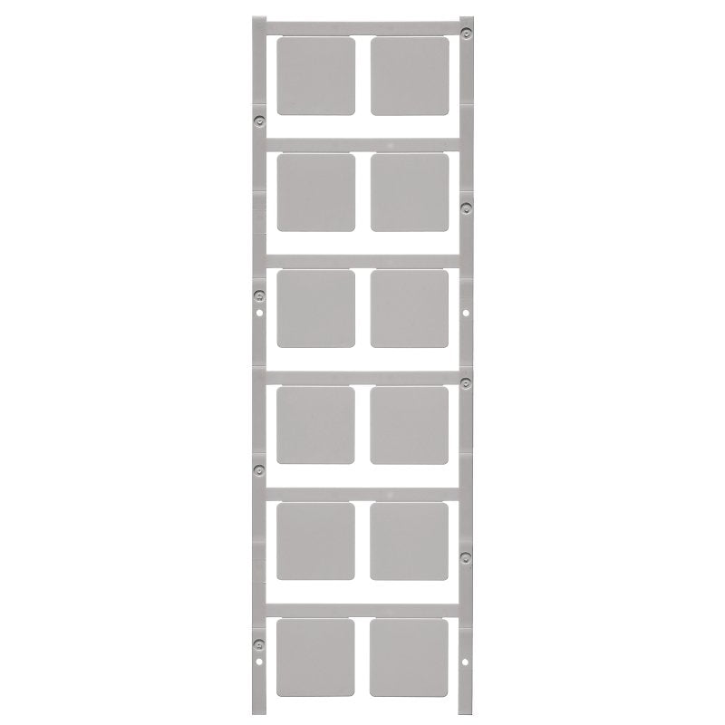 Weidmüller - Kennzeichnungsmaterial Gerätemarkierung SM 27/27 MC NE GR 27mm − 60 Stück