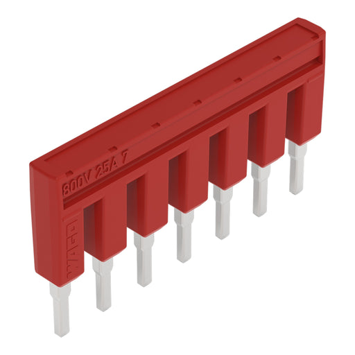 WAGO - Querverbinder/Brücker für Reihenklemme Brücker 7-fach 2002-407/000-005 7-fach,isoliert,rt − 25 Stück