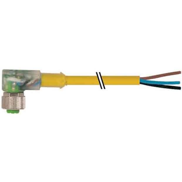 Murrelektronik - Konfektioniertes Sensor-Aktor-Kabel M12 Bu gew. mit LED 7000-12421-2341000 frei. Leitungsende