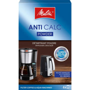 Melitta SDA - Zubehör/Ersatzteile für Kleingeräte Entkalker Pulver AntiCalcCafeMachines 6x20g − 10 Packung
