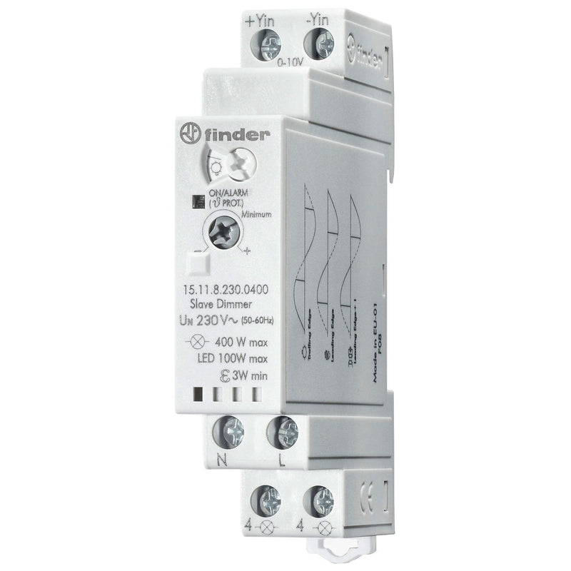 Finder - Dimmer elektronisch 15.11.8.230.0400 230VAC, 400W, Slave