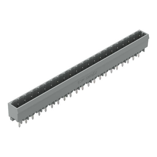 WAGO - Leiterplattensteckverbinder THT-Stiftleiste Lötstift 231-151/001-000 1,0x1,0,gerade,grau − 50 Stück