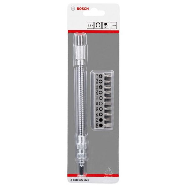 Bosch - Bit-Set 11 Stk. flexible 2608522376 Verlängerung aus