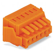 WAGO - Kabelsteckverbinder für Leiterplattensteckverbinder 1-Leiter-Federleiste 734-203/037-000 CAGECLAMP,1,5 mm²,or − 100 Stück