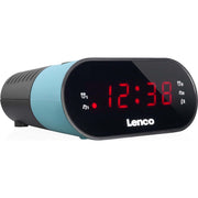 LENCO - Radio Uhrenradio CR-07 BLUE analog
