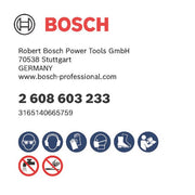 Bosch - Trenn-/Schleifscheibe Diamanttrennscheibe 2608603233 Standard for Ceramic