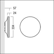 Zumtobel Group - Decken - /Wandleuchte LED - Wand - /Deckenleuchte CAELA RMS  #60817667 3000K