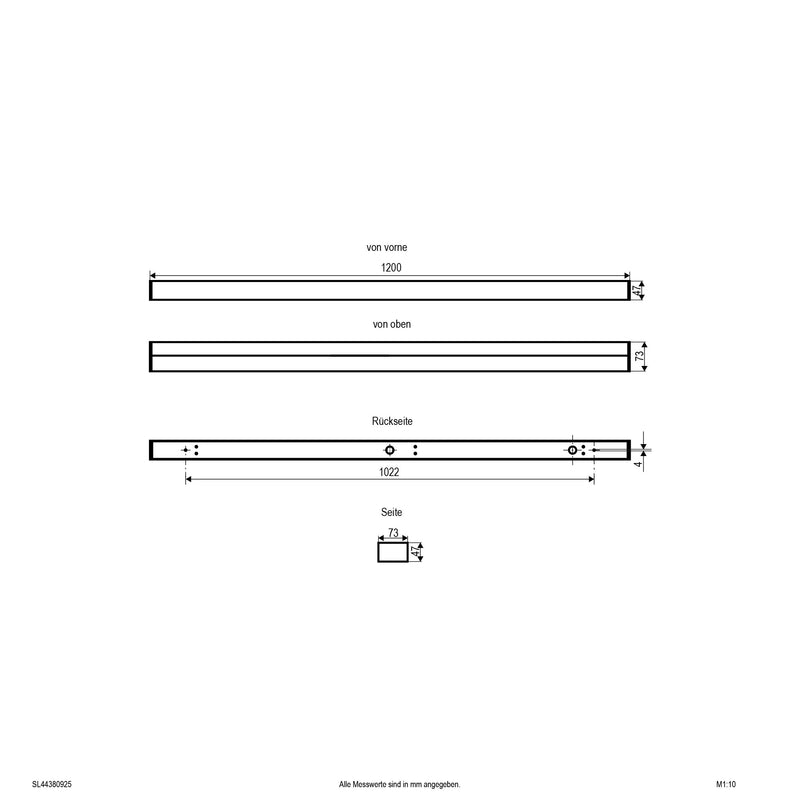 EVN Lichttechnik - Decken-/Wandleuchte LED-Wandleuchte SL44380925 IP44