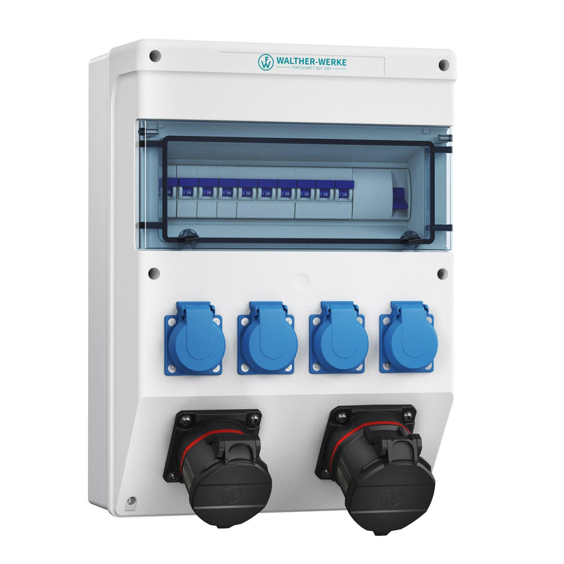 Walther Werke - CEE-Steckdosen-Kombination (IEC 60309) Steckdosenkombination 6823012N