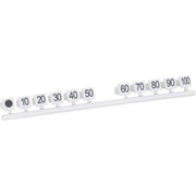 CobiNet - Fernmeldeleisten-Stecker Steckziffernsatz 102422 10...100 Farbe:grau − 10 Stück