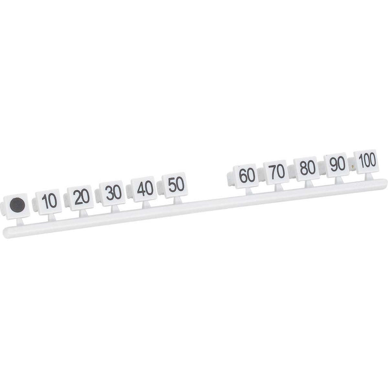 CobiNet - Fernmeldeleisten-Stecker Steckziffernsatz 102422 10...100 Farbe:grau − 10 Stück