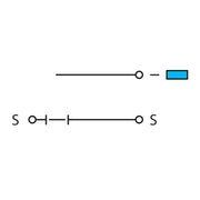 WAGO - Initiator/Aktor-Reihenklemme 2-Leiter-Aktorenklemme 280-566 2,5mm²,grau − 50 Stück