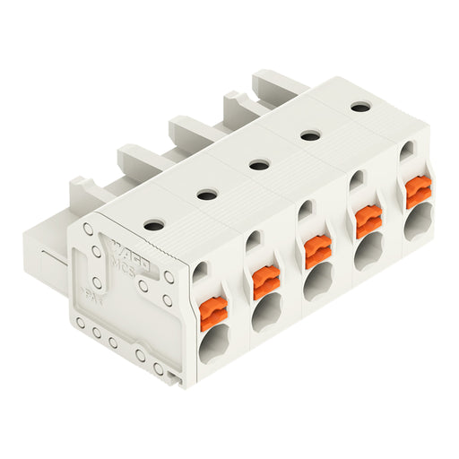WAGO - Kabelsteckverbinder für Leiterplattensteckverbinder 1-Leiter-Federleiste 2721-205/026-000 Push-inCAGECLAMP,lgr − 50 Stück
