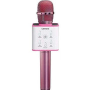 LENCO - Mikrofon Karaoke-Mikrofon BMC-090 pink BT,2x3W(RMS)