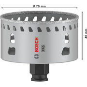 Bosch - Lochsäge PRO Tile PC Plus Lochsäge, 2608901572 79 mm, HS
