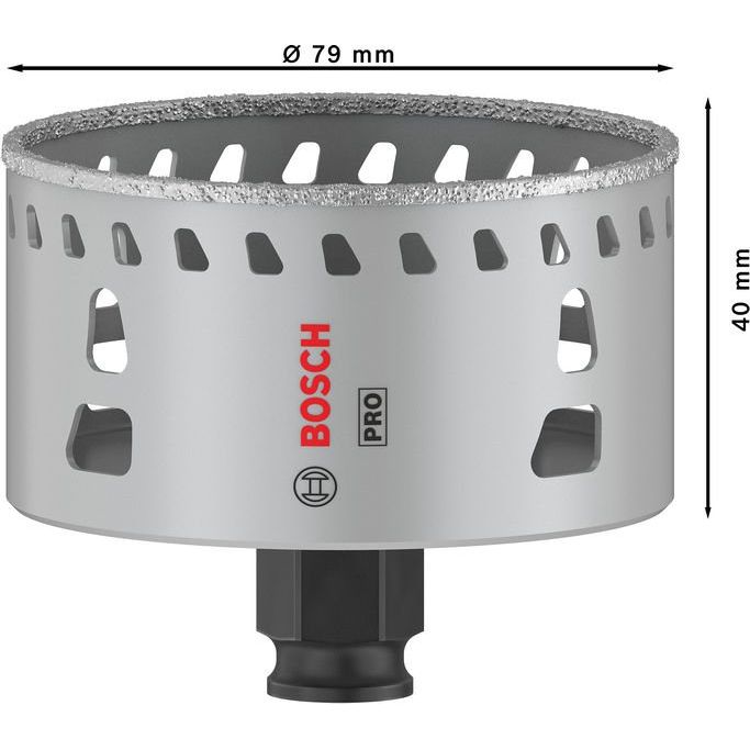 Bosch - Lochsäge PRO Tile PC Plus Lochsäge, 2608901572 79 mm, HS