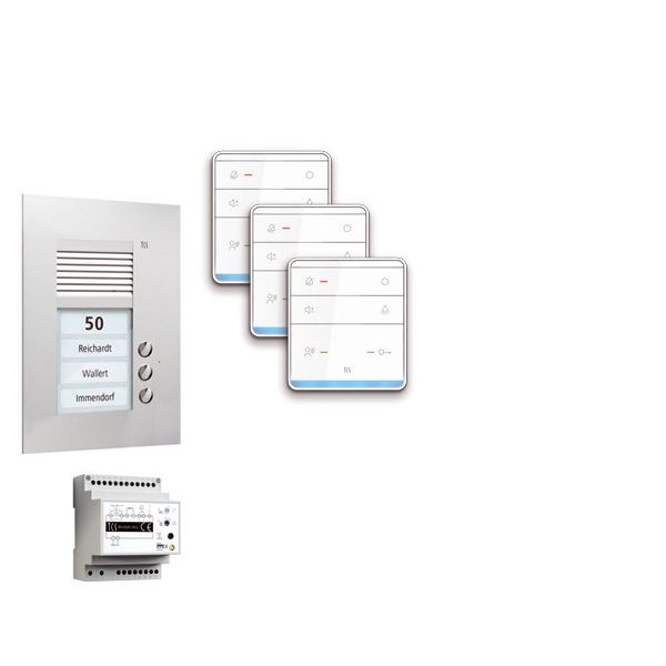 TCS Tür Control - Türsprech-Set pre:pack Audio UP 3WE PPUF03-EN/01 m.Außenstation PUK