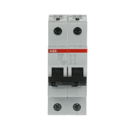 ABB Stotz S&J - Leitungsschutzschalter Sicherungsautomat S202-C3 6kA 3A C 2p