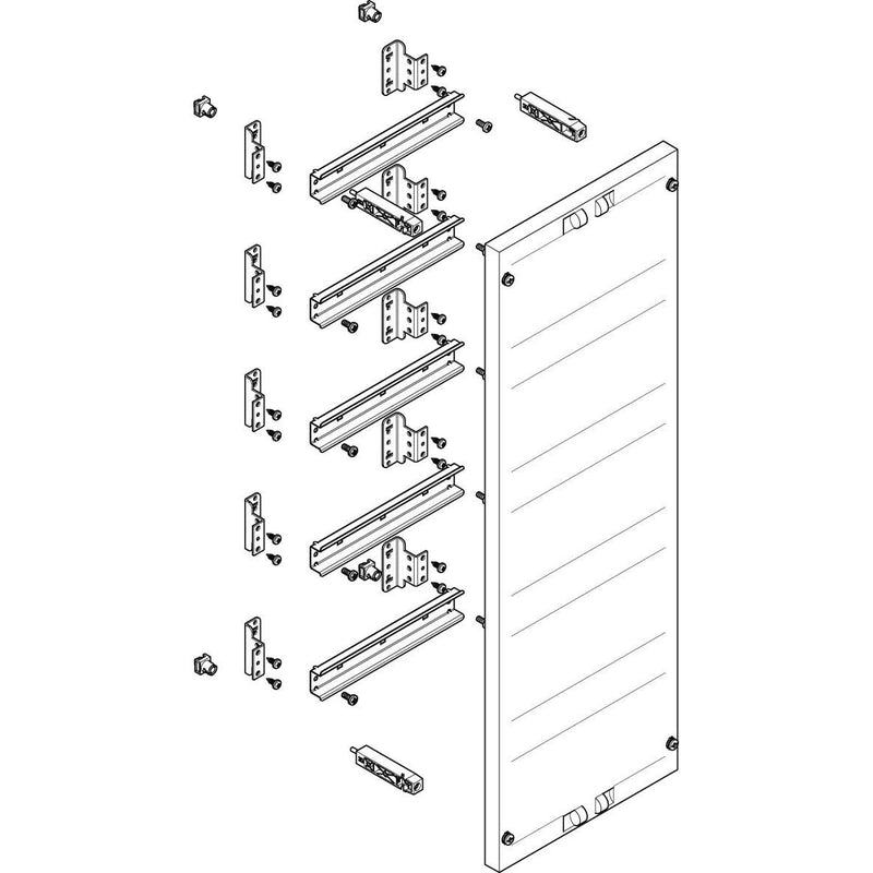 ABN - Verteilerfeld für Installationsverteiler ESPRO-Modul MT1526 tief BxH:250x750mm