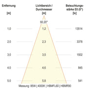 EVN Lichttechnik - Hallen-Reflektorleuchte LED-Hallenleuchte HBM6520025