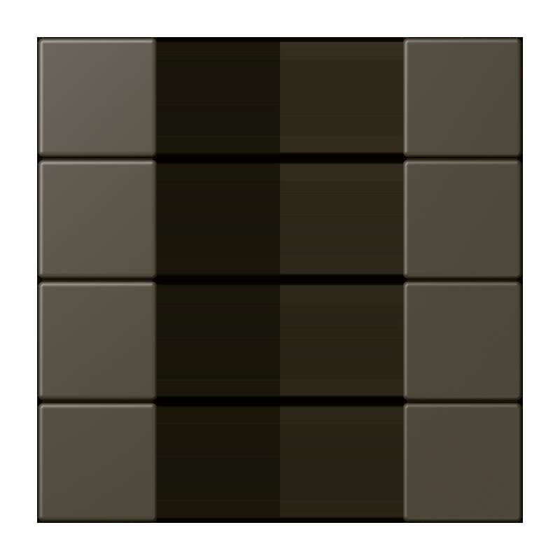 Jung - Abdeckung/Bedienelement für Installationsschalterprogramme Tastensatz 4fach LC 504 TSA 241 ombre naturelle 31