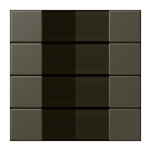 Jung - Abdeckung/Bedienelement für Installationsschalterprogramme Tastensatz 4fach LC 504 TSA 241 ombre naturelle 31