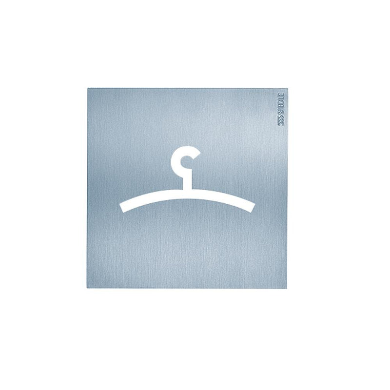 Siedle&Söhne - Kennzeichnungsmaterial Orientierungsschild OSP 0004 154x154mm Garderobe