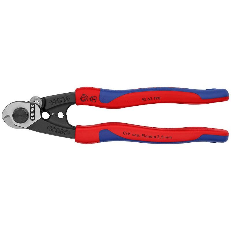 Knipex - Kabelschere Drahtseilschere 95 62 190 190mm