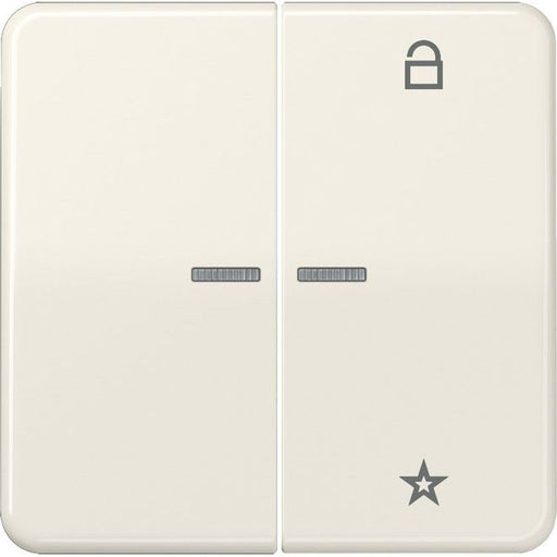 Jung - Bedienelement intelligent eNet Funk-Steuertaste FM CD 1701 2fach,weiß