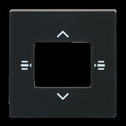 Busch-Jaeger - Einsatz/Abdeckung für Kommunikationstechnik Zentralscheibe sw/matt 6108/61-885 7-fach KNX