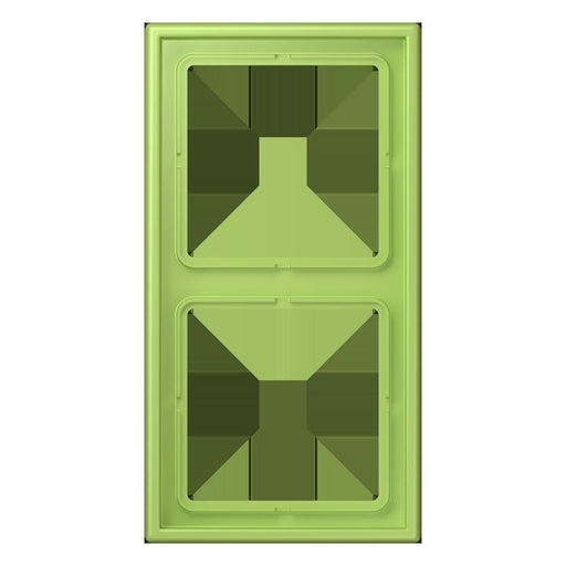 Jung - Abdeckrahmen Rahmen 2-fach LC 982 221 vert clair