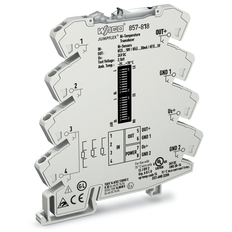 WAGO - Temperaturmessumformer Ni-Messumformer 857-818