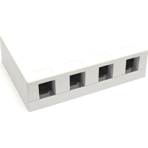 Excel Networking - Zubehör/Ersatzteile für Gefahrenmeldesystem Keystone AP-Gehäuse leer 100-021-4P 4 Port ws