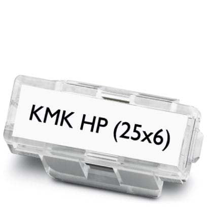 Phoenix Contact - Kabelmarkierungssystem Kabelmarkerträger KMK HP (25X6) transparent, 25x6mm − 100 Stück