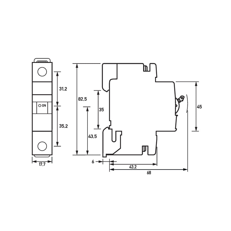 Doepke - Leitungsschutzschalter DLS 6I B50-1 10KA