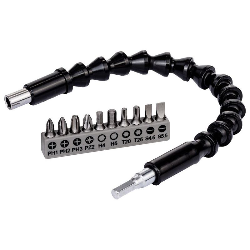 Bosch - Bit-Set 11 Stk. flexible 2608522377 Verlängerung aus
