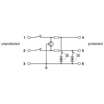 Phoenix Contact - Überspannungsableiter für Informations-/MSR-Technik Überspannungsschutzgerät 2906716