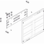 ABN - Verteilerfeld für Installationsverteiler ESPRO-Modul MF23322 flach BxH:500x450mm