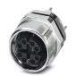 Phoenix Contact - Rundsteckverbinder, feldkonfektionierbar (Industriesteckverbinder) Einbaubuchse SACC-DSIV-FS#1411820 − 20 Stück