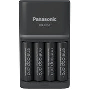 Hückmann - Universal-Ladegerät Ladegerät BQ-CC55 eneloop K-KJ55HCD40E inkl. 4xAA 2500mAh
